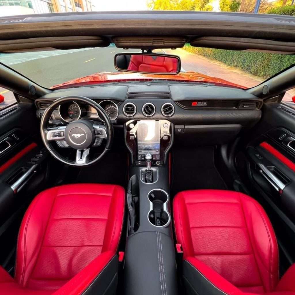 Ford Mustang Convertible Luxury Car Rental in Dubai