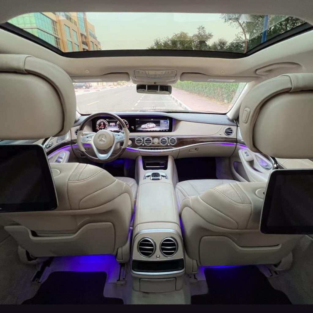 Mercedes S560 rental: Mercedes S560 2019 Luxury Car Rental in Dubai 