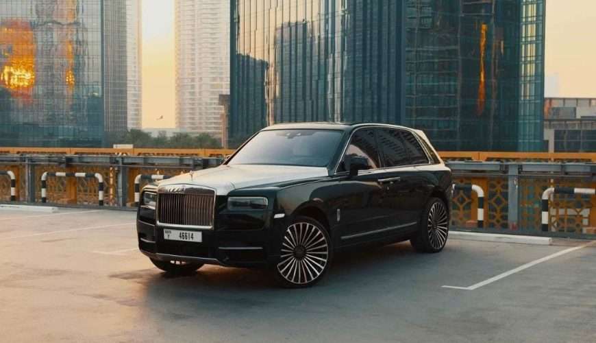 Rolls Royce Cullinan in Dubai UAE.