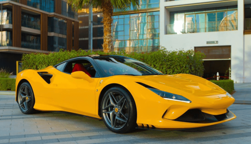 Ferrari F8 Luxury Car Rental in Dubai
