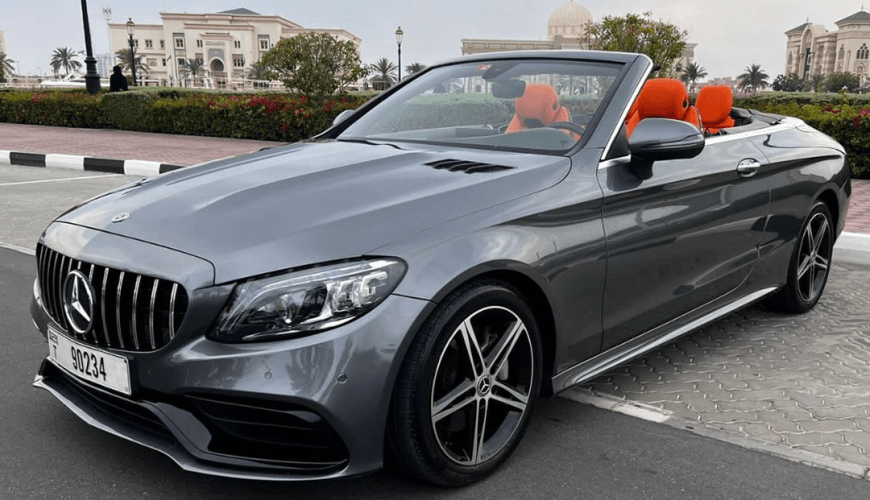 Mercedes C300 Convertible Luxury Car Rental in Dubai