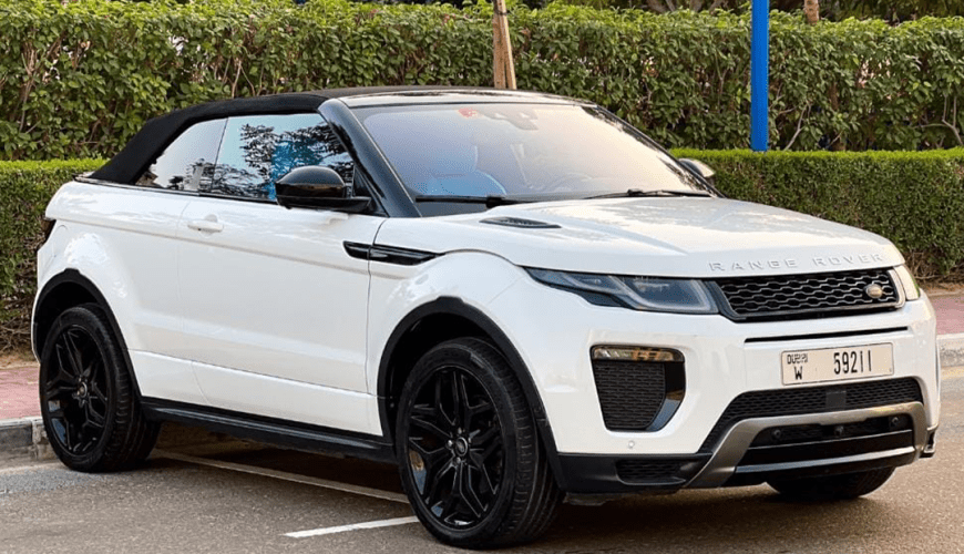 Range Rover Evoque Convertible in Dubai