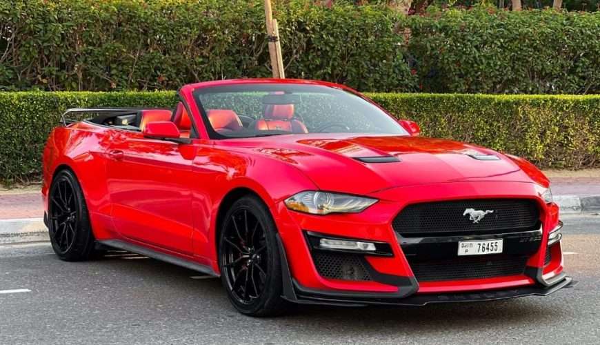 Rent Ford Mustang Convertible Luxury Car Rental Dubai