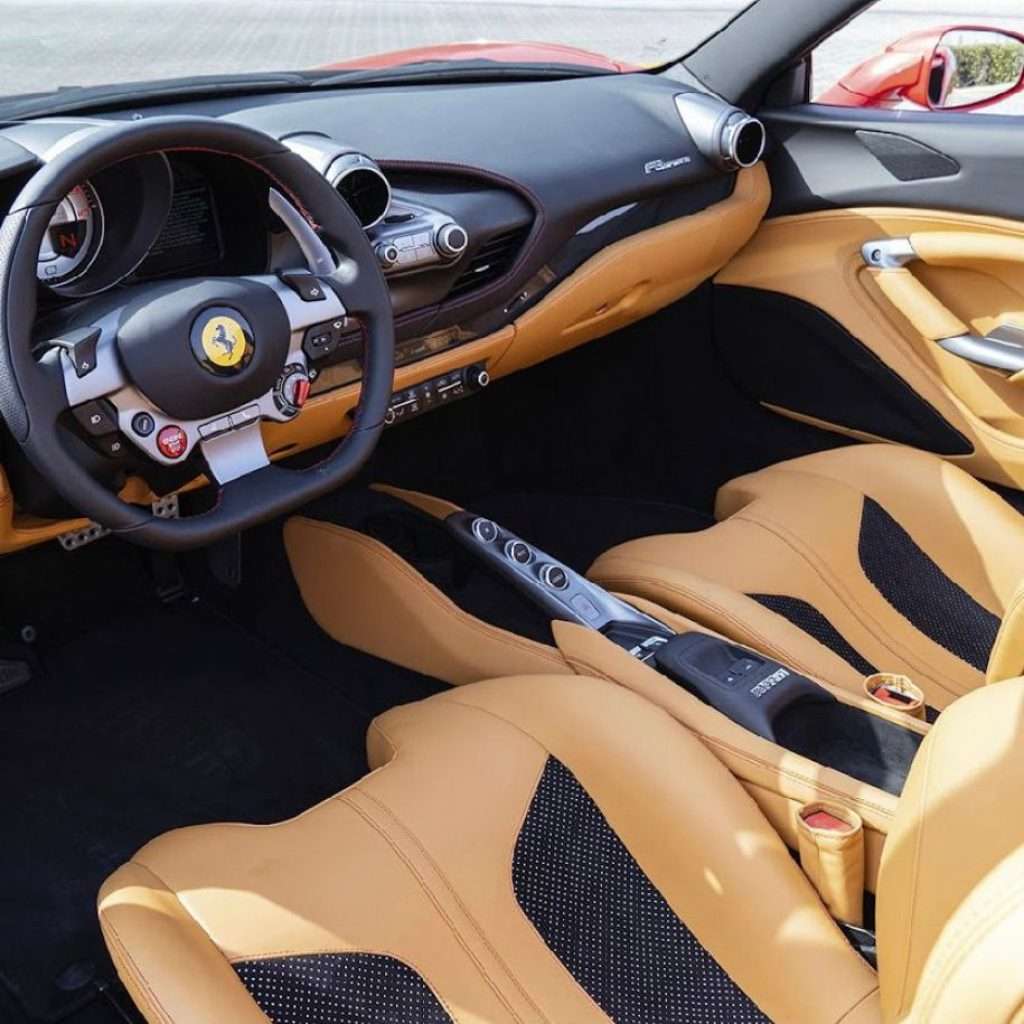 Ferrari F8 Spyder Luxury Car Rental in Dubai