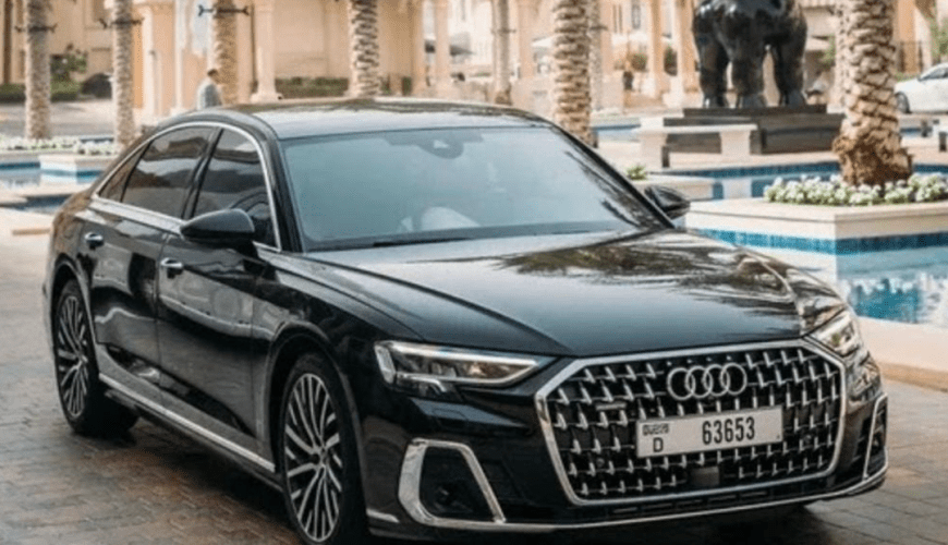 Audi A8 luxury car rental Dubai