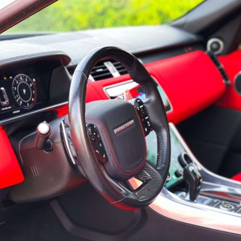 Range Rover Sport SVR rental in Dubai JLT