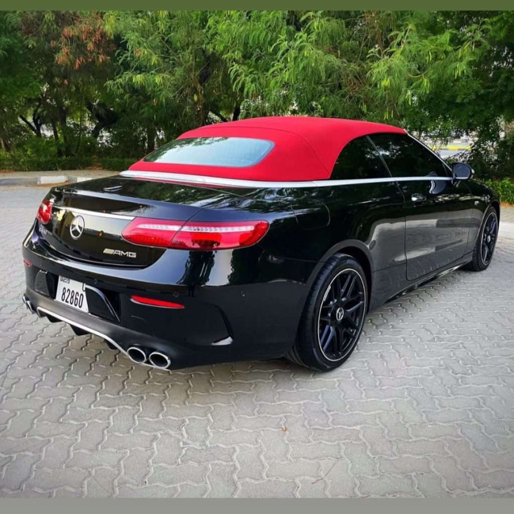 Mercedes E450 Convertible Luxury Car Rental Dubai